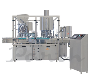 Dry Syrup Powder Filling and Pick & Place Type Screw Capping Machine