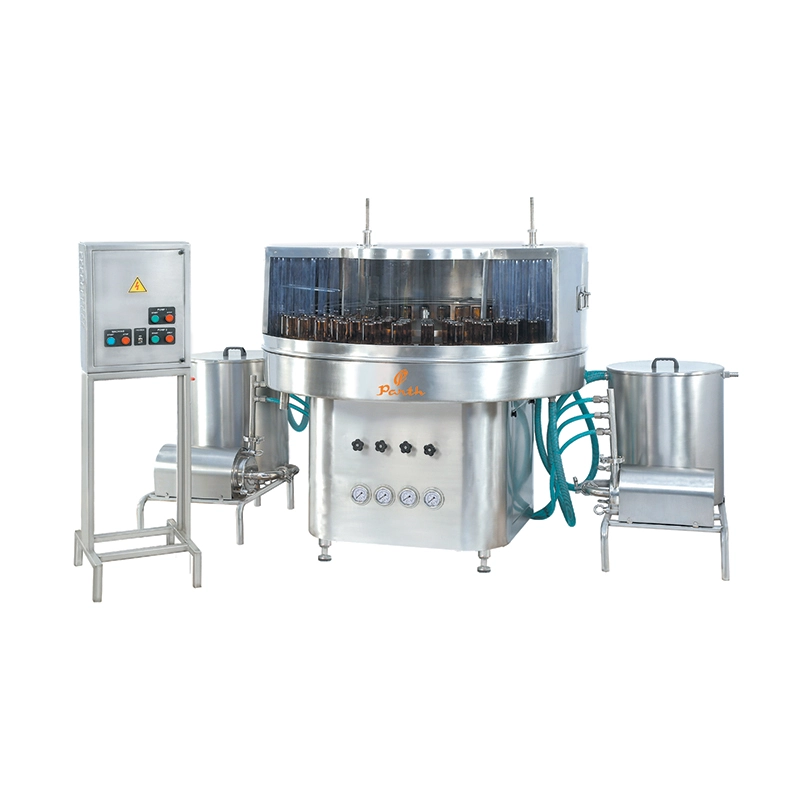 Semi-Automatic Rotary Bottle Washing Machine