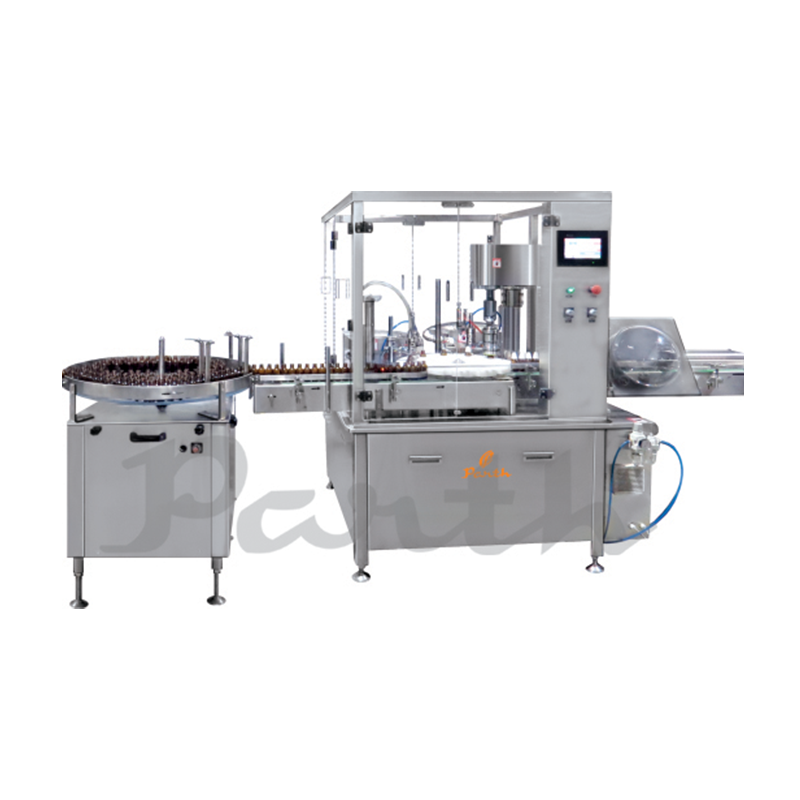 Automatic Eye/Ear Drop Filling with Nozzle Fitting & Screw Capping Machine cGMP Model