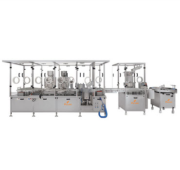 Automatic Servo Base Injectable Powder Filling & Rubber Stoppering Machine