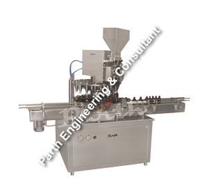 powder and liquid filling machine