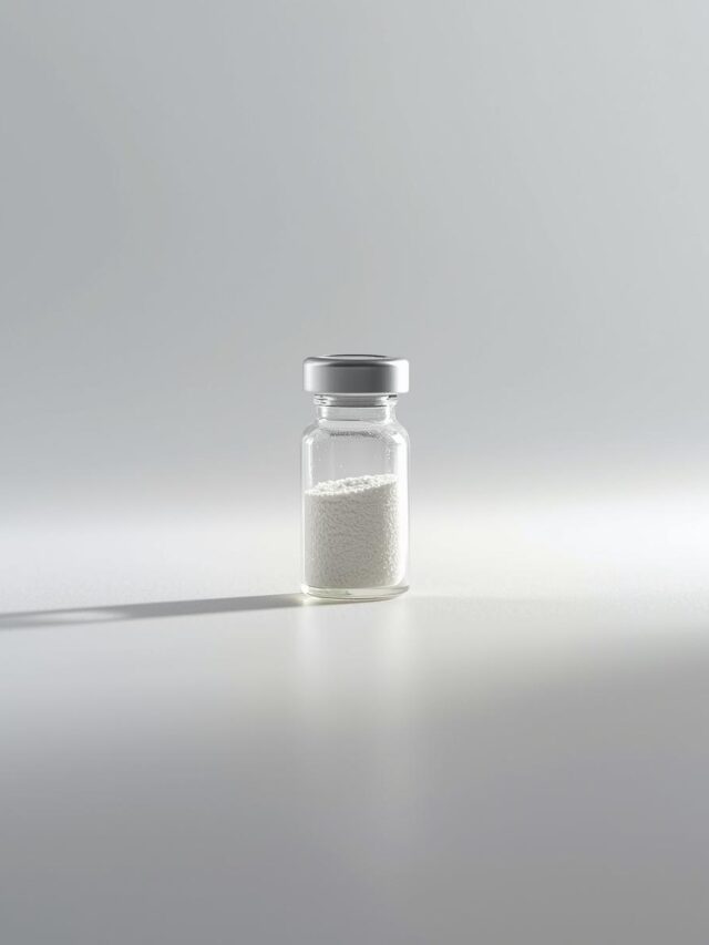 white Powder Vial